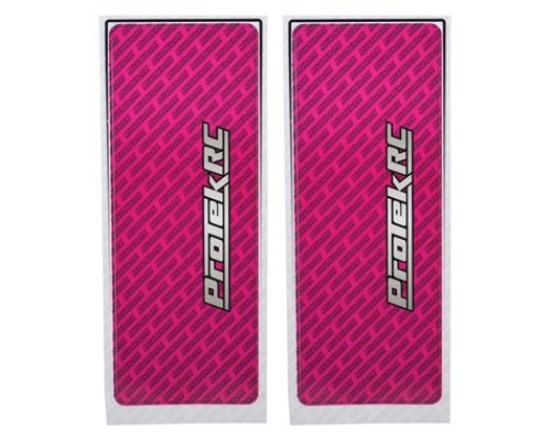 PTK-1102-PNK   ProTek RC Universal &quot;Thick&quot; Chassis Protective Sheet (Pink) (2) (12.5x33.5cm)