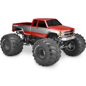 [J-0339]JConcepts 1988 Chevy Silverado Extended Cab Monster Truck Body (Clear)