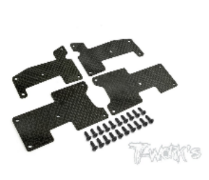 [TO-180] Graphite A-arm Stiffeners ( For HB Racing D815/RGT8/D817/D817 V2/D819)