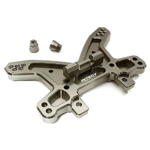 [C28839GREY]Billet Machined Rear Shock Tower for Losi 1/5 Desert Buggy XL-E (Grey)