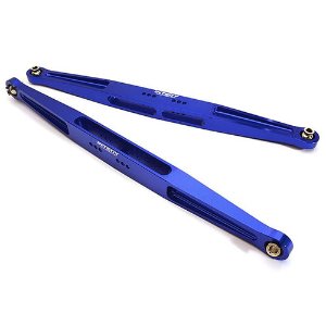 [#C28562BLUE] Billet Machined Rear Lower Trailing Arms for Traxxas 1/7 Unlimited Desert Racer (Blue)