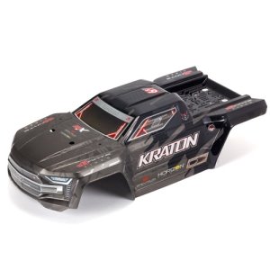[][ARA406159] KRATON 1/8TH EXB PAINTED DECALED TRIMMED BODY (BLACK)