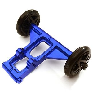 [#C28674BLUE] Billet Machined Wheelie Bar Set for Arrma 1/8 Kraton 6S BLX (Blue) (아르마 #AR320366 옵션)