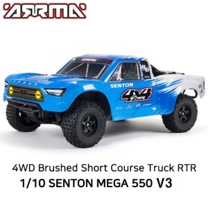 [ARA4203V3T2]  ARRMA 1/10 SENTON 4X4 V3 MEGA 550 Brushed Short Course Truck RTR