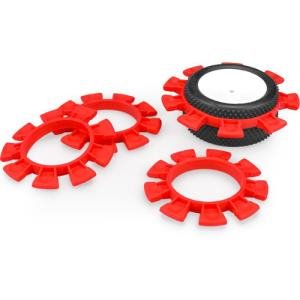 [J-2212-7] JConcepts – Satellite Tire Gluing Rubber Bands – Red (1/10th, SCT and 1/8th buggy)
