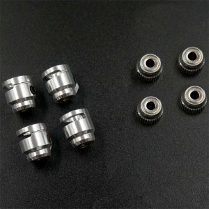 [#SDY-0236SV] Aluminum Magnetic Body Post Marker Set for 1/10 RC Car (Silver)
