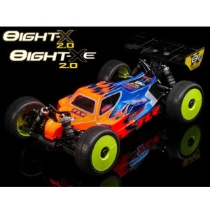 [TLR04012]TLR 1/8 8IGHT-X/E 2.0 Combo 4WD Nitro/Electric Race Buggy Kit