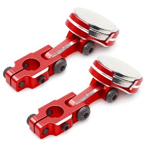 [#YA-0531RD] [2개입] Aluminium CNC Magnetic Invisible Body Mounting System (Red)