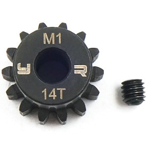 [#MG-10004] 14T HD Steel Mod1 Motor Gear Pinion w/5mm Bore