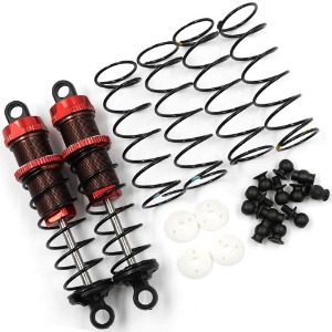 [#BBG-0070RD] [2개입] Aluminum Big Bore Go 70mm Damper Set for 1/10 RC Offroad Buggy Red