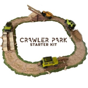 [#TWDKIT0001][RC 크롤러 파크 서킷: 스타터 키트 - 퍼즐 트랙 + 장애물 4개 세트 (자동차 미포함)] 1/24, 1/18 Starter Kit Circuit RC Crawler Park