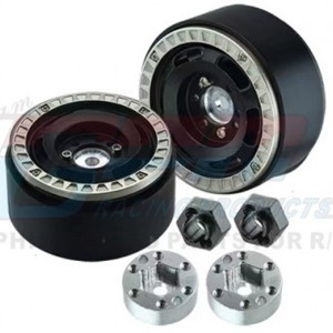 [#TRX4MZSP1153-S] [2개입] Aluminum 1.33 Inch Beadlock Wheel Rims Set (6 Poles) (트랙사스 TRX-4M)