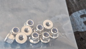 [C8366] Flanged Nylon Nut 3.0mm(10) Shock Upper