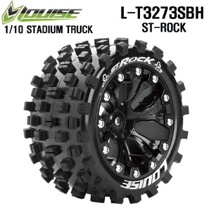 [L-T3273SCH] ST-ROCK 2.8인치 Truck Tire Soft / CHROME 1/2 Offset Rim / Mounted (반대분, 본딩완료)