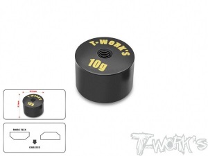 [TA-067-M]Anodized Precision Balancing Brass Weights 10g Ver.2 (13.5x9.5mm)