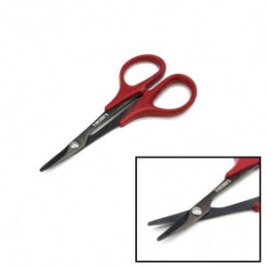 [TT-021-BK]Black Titanium Nitride Lexan Curved Scissor