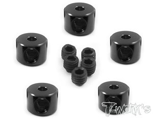 [TA-021BK]Aluminum 2.5mm Bore Collar ( Black)