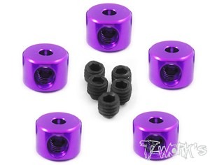 [TA-021P]Aluminum 2.5mm Bore Collar ( Purple )