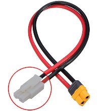 [#BM0218] Charging Lead - Amass XT60 Female to Tamiya Male/14AWG Silicone Wire 20cm